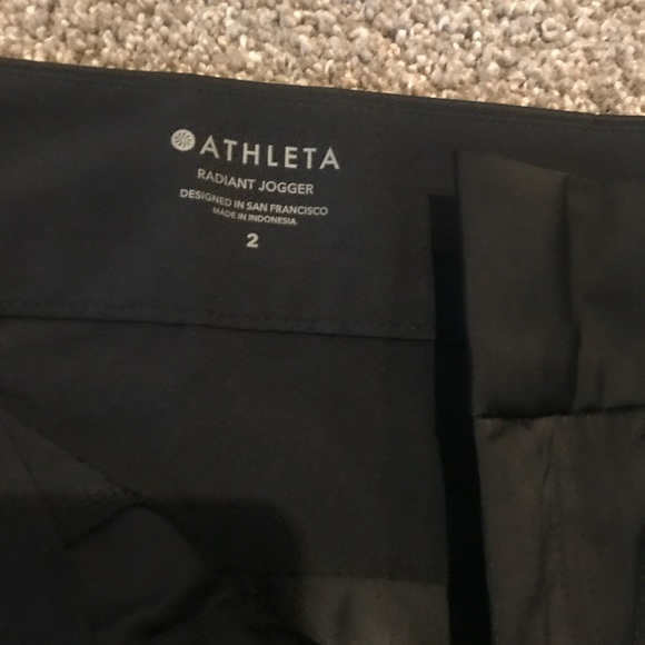 Athleta Radiant high waisted joggers- like new, worn twice - Picture 2 of 2